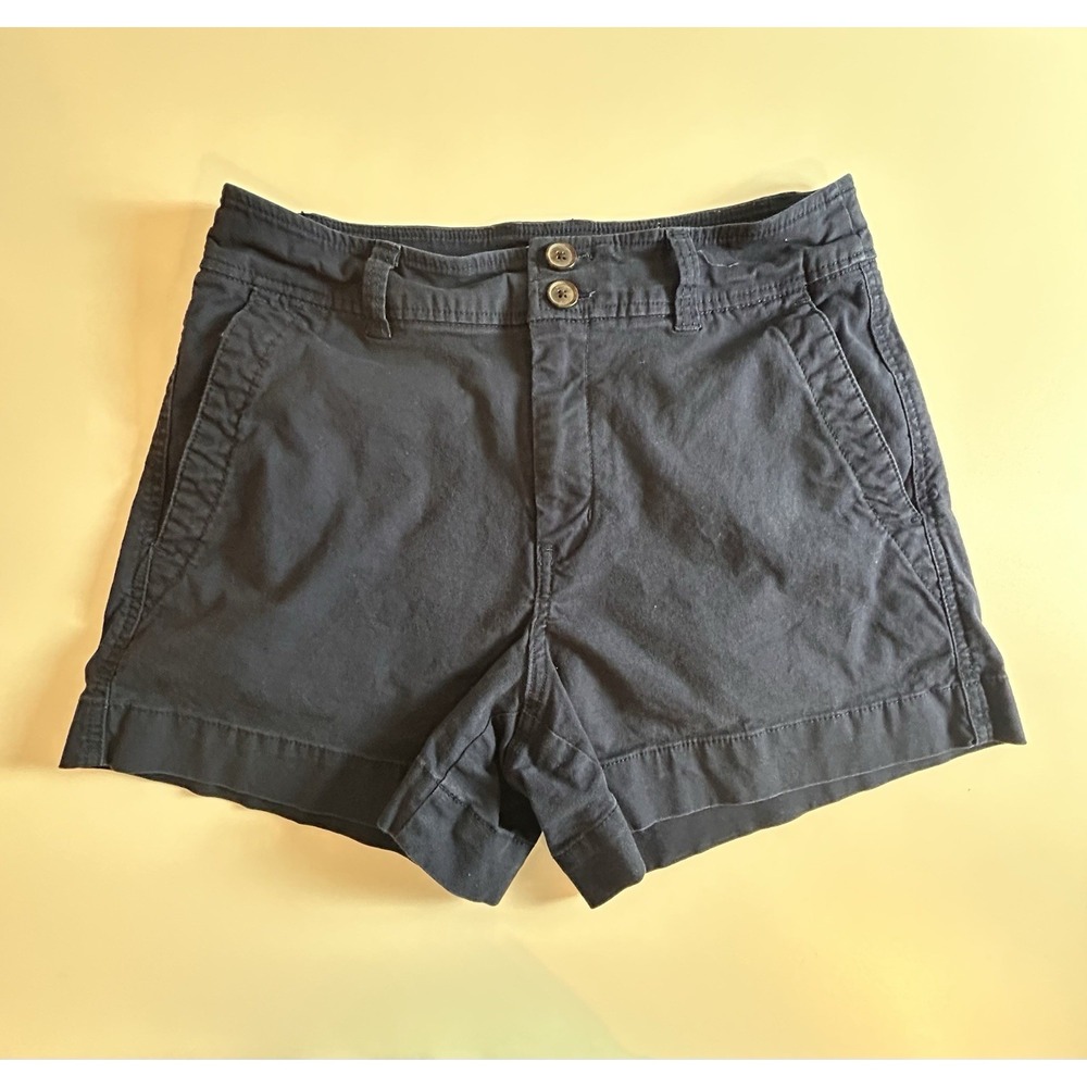 A New Day Shorts Stretch Womens Size 8 Navy Blue